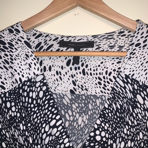 BCBG MaxAzria Work Dot Dress - Picture 2 of 4